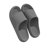 ZENY896V Slides Mujer Zapatillas de baño for Hombre, Sandalias de Ducha Antideslizantes Suaves, Zapatos de Playa for casa Interior for Hombre Slides Unisex Adulto(Grey,50-51)