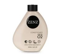 ZENZ | Acondicionador | Pure No. 02 | 250 ml | Sin Fragancia | Aloe Vera, glicerina orgánica y aceite de aguacate | Mejora la fuerza del cabello y añade humedad | Sin silicona | Todo tipo de cabello