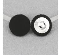 ZENZDS 15-38 mm 100 Piezas Botón Cubierto de Terciopelo Rosa Claro Botón Cubierto de Tela Botones para Trajes Botones de vástago de Metal Vintage Coser para Chaqueta Ropa Jeans