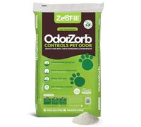 Zeofill Relleno de olores de alta calidad para exteriores, bolsa de 40 libras, eliminador de olores de orina de mascotas para césped artificial, césped, parques infantiles y campos deportivos, 97% de
