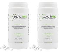 Zeolita MED 200 Cápsulas desintoxicantes (Paquete de 2)
