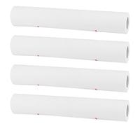 ZEONHAK 4 rollos de papel de dibujo blanco, rollo de repuesto de arte de 30 x 15 m, rollo de arte para caballete de arte, dibujo, pintura y escritura