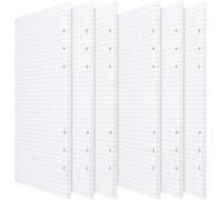 ZEONHEI 270 hojas de papel cuadriculado A5, 6 agujeros, papel de relleno, relleno de cuadrícula, rellenable para cuaderno A5, cuaderno de diario, bocetos, bricolaje, 6 paquetes