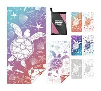 ZEOXUER Toallas de Playa Grande de Microfibra Ultra Suave - Secado Rápido en, Superabsorbente XL 180x100 cm - Ligera, Antiarena y Portátil con Bolsa - Ideal para, Yoga, Gimnasio o Regalo Deportivo