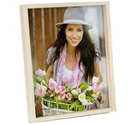 Zep Foto enmarcada, Madera, Natural, 26 x 21 x 3 cm