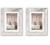 Zep Nelson 6 white/brown 15x20 Wood Frame V21686 marca (Paquete de 2)