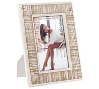 ZEP S.r.l. Levico Marco de Madera, Beige/Weiß, Für Bildformat 15 x 20 cm