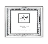 zep srl Marco PAVIA de mesa NOZZE DE PLATA EN PLATA PLATEADO PARA FOTOS 15x20 Vertical, chapado en plata Made in Italy