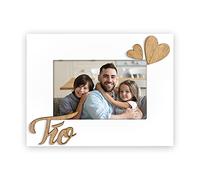zep TIO marco portafotos en madera lacada letras marqueteria para una foto 10x15 cm. horizontal.
