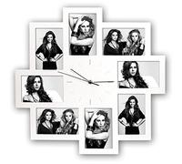 Zep Trieste - Reloj, 51.4 x 51.4 x 3 cm, Color Blanco