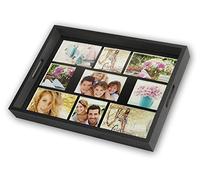Zep W002 - Bandeja con Foto, 35.5 x 45.5 x 5.5 cm, Color Negro