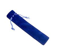 ZEPFJHE 1 bolsa de terciopelo con cordón para bolígrafo, color sólido, funda para bolígrafo, regalo para estudiantes, bolsa para lápices, soporte para bolígrafos, Blue