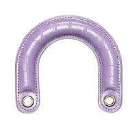 ZEPFJHE 1 correa curvada de poliuretano para un agarre cómodo y fácil instalación para mujeres de moda y entusiastas del bolso de repuesto, Purple, One Size