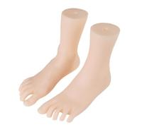 ZEPFJHE 1 par de modelos anatómicos realistas de pie femenino para enseñanza de anatomía para podología, práctica de arte, talla única, como se describe