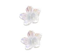 ZEPFJHE 1 par de pendientes con forma de flor, elegante elevador de silicona para aretes pesados perforados