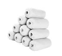 ZEPFJHE 100 botas antideslizantes con banda elástica fáciles de poner y quitar para zapatos desechables para interiores y exteriores, White, Talla única