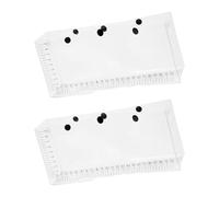 ZEPFJHE 2 bolsas de pesca para señuelos al aire libre, contenedor de peces transparentes, plegable, observación de peces vivos, fácil de llevar, portátil, para pesca al aire libre