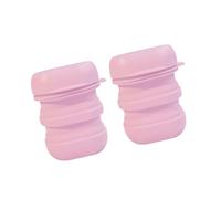 ZEPFJHE 2 jaboneras plegables de silicona de diseño moderno para el hogar, cocina, baño, viajes, contenedores plegables