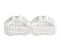 ZEPFJHE 2 plantillas antideslizantes para el antepié para mujer, almohadillas de silicona metatarsianas para pie largo o caminar, reutilizables