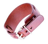 ZEPFJHE 2. Pulsera de cuero de doble capa ajustable con hebilla estilo punk estilo vintage, accesorio de cadena, unisex, gótico, punk, para festivales de música, talla única, como se describe