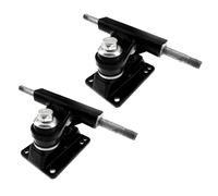 ZEPFJHE 2 soportes de aluminio para ruedas de monopatín, base de puente de 3.25 pulgadas, accesorios de camión, soporte de rueda, accesorio de rodamiento
