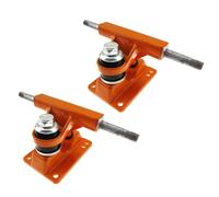 ZEPFJHE 2 soportes de aluminio para ruedas de monopatín, base de puente de 3.25 pulgadas, accesorios de camión, soporte de rueda, accesorio de rodamiento