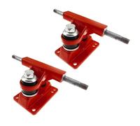 ZEPFJHE 2 soportes de aluminio para ruedas de monopatín, base de puente de 3.25 pulgadas, accesorios de camión, soporte de rueda, accesorio de rodamiento