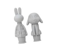 ZEPFJHE 2 tapones de silicona para botellas de animales divertidos para un cierre rápido y prevención de oxidación, tapón de sellado fuerte