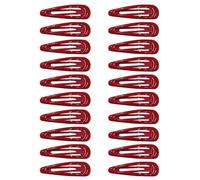 ZEPFJHE 20 horquillas para el pelo de estrella roja, accesorios laterales simples para niños, adolescentes y niñas, elegante horquilla de estrella roja, accesorio elegante para el cabello elegante