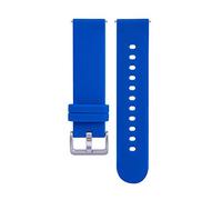 ZEPFJHE 20 mm para relojes infantiles, reloj de silicona, correa de repuesto ajustable con hebilla de pasador para mujer, azul oscuro