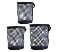 ZEPFJHE 3 bolsas de golf de nailon, organizador de almacenamiento de 3 compartimentos, construcción de malla suave para jugadores activos, bolsa impermeable