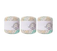 ZEPFJHE 3 hilos de algodón para manualidades, acabado cantado, a prueba de decoloración, flexible para costuras intrincadas y costura, hilo de algodón mercerizado para hacer encaje