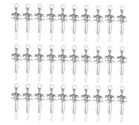 ZEPFJHE 30 dijes de espadas pequeñas de aleación de metal, accesorios para hacer joyas y accesorios hechos a mano, talla única, como se describe, como se describe