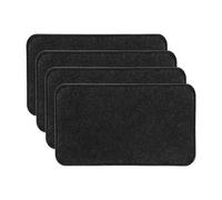 ZEPFJHE 4 almohadillas protectoras para parte inferior de bolsa con esquinas redondas, práctico inserto de fieltro para bolso, mochila, viajes, organizado, inserto inferior, multicolor, One Size