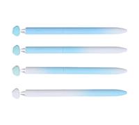 ZEPFJHE 4 bolígrafos de gel de acción giratoria de 0,5 mm, recargables, de secado rápido, herramienta de escritura de oficina para escribir, dibujar, diario