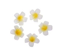 ZEPFJHE 5 horquillas de espuma hawaiana de Plumeria para decoración de bodas, fiestas