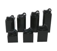 ZEPFJHE 7 soportes de exhibición de joyas resistentes hechos de materiales acrílicos para anillos y adornos en diseños elegantes de exhibición de anillos acrílicos, talla única, como se describe