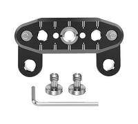 ZEPFJHE Accesorios de extensión superior de aluminio para cámara, accesorio de mango de 1/4 pulgadas, multifuncional, amplía la instalación para placa de montaje de cámara FX3 FX30