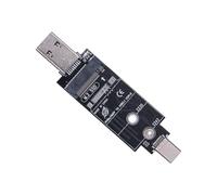 ZEPFJHE Adaptador USB de discos duros USB 3.1 Gen 2 de 10 Gbps USB a lector de disco de estado sólido para 2280 2242 placa adaptadora de disco de estado sólido
