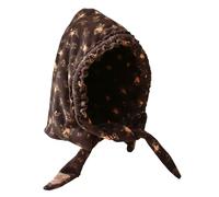ZEPFJHE Adorables orejeras de forro polar floral para mujeres y niñas, gorro cálido para invierno, cómodo, lavable a máquina, listo para exteriores, gorro para niñas, C, Talla única