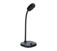 ZEPFJHE Ajustador de voz Plug and Play, 16 efectos en tiempo real, diseño compacto, micrófono de escritorio para PC, consolas de juegos móviles, micrófono de escritorio portátil