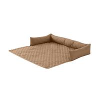 ZEPFJHE Alfombrilla de dormir portátil para mascotas, cómoda manta gruesa para perros y gatos, alfombrilla rectangular para protección de muebles