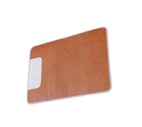 ZEPFJHE Alfombrilla de ratán transpirable tejida para perros y gatos, cómodos cojines de cama con opción de tamaño fácil