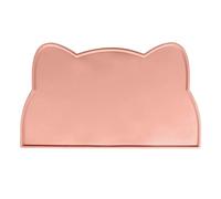 ZEPFJHE Alfombrilla de silicona antideslizante con forma de cabeza para mascotas, salpicaduras y deslizamientos