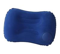 ZEPFJHE Almohada inflable con superficies flocadas, cómoda para varios escenarios de descanso, almohada de viaje