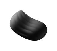 ZEPFJHE Almohadilla de silicona transpirable con muñeca ergonómica para escritorio, cómoda almohadilla de muñeca color crema para computadora