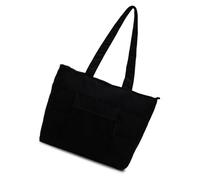 ZEPFJHE Amplio bolso de mano de nailon a la moda para clase, ir de compras o viajes, práctico bolso de nailon para axilas, Black, One Size