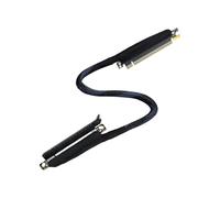 ZEPFJHE Angles Orientation PCIe5.0 X16 Extensor Gráficos Extensor Gráficos Braide Cable Enrutamiento Flexible 180 Grados Solución Enrutamiento Flexible