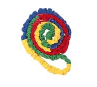 ZEPFJHE Banda de entrenamiento colorida para desafíos grupales, cuerda elástica para desarrollo sensorial y actividades deportivas para niños, banda elástica para ejercicio en grupo