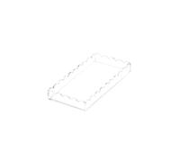 ZEPFJHE Bandeja organizadora de baño antideslizante resistente para decoración de joyas y artículos de uso diario, suministros de cocina